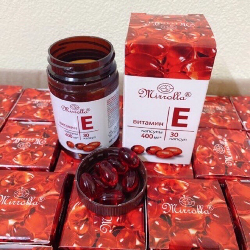 Vitamin E đỏ Mirrolla của Nga 400mr