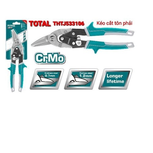Kéo cắt tole phải total thtj533106 - thtj533106