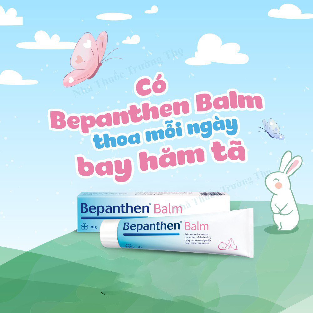 Kem mỡ chống hăm Bepanthen Balm 30g của Đức, date mới