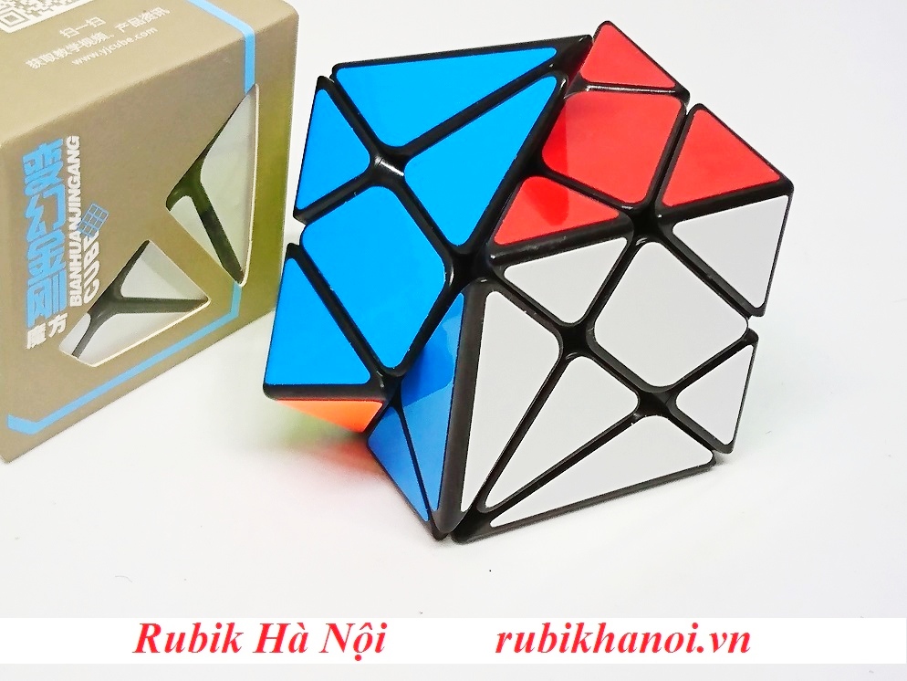 Rubik Axis YongJun Đen Và Stickerless