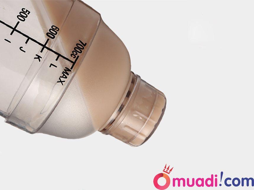 Bình lắc Shaker nhựa 530ML vạch đậm