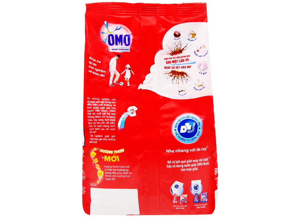 Bột giặt OMO hệ bọt thông minh 400g