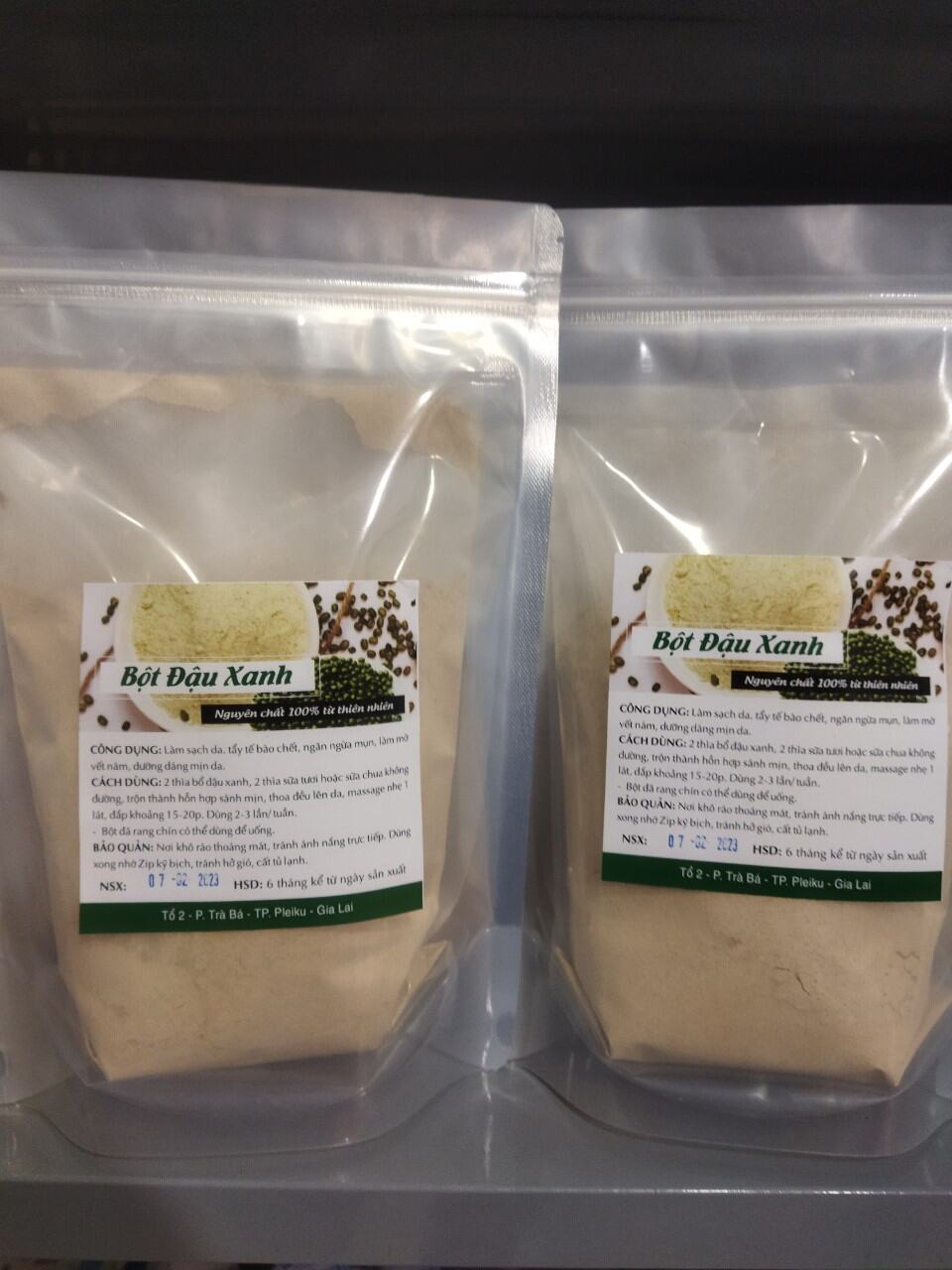 1kg bột đậu xanh rang sẵn xay mịn