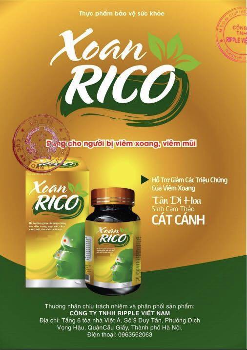 XOAN RICO - Uống và Xịt