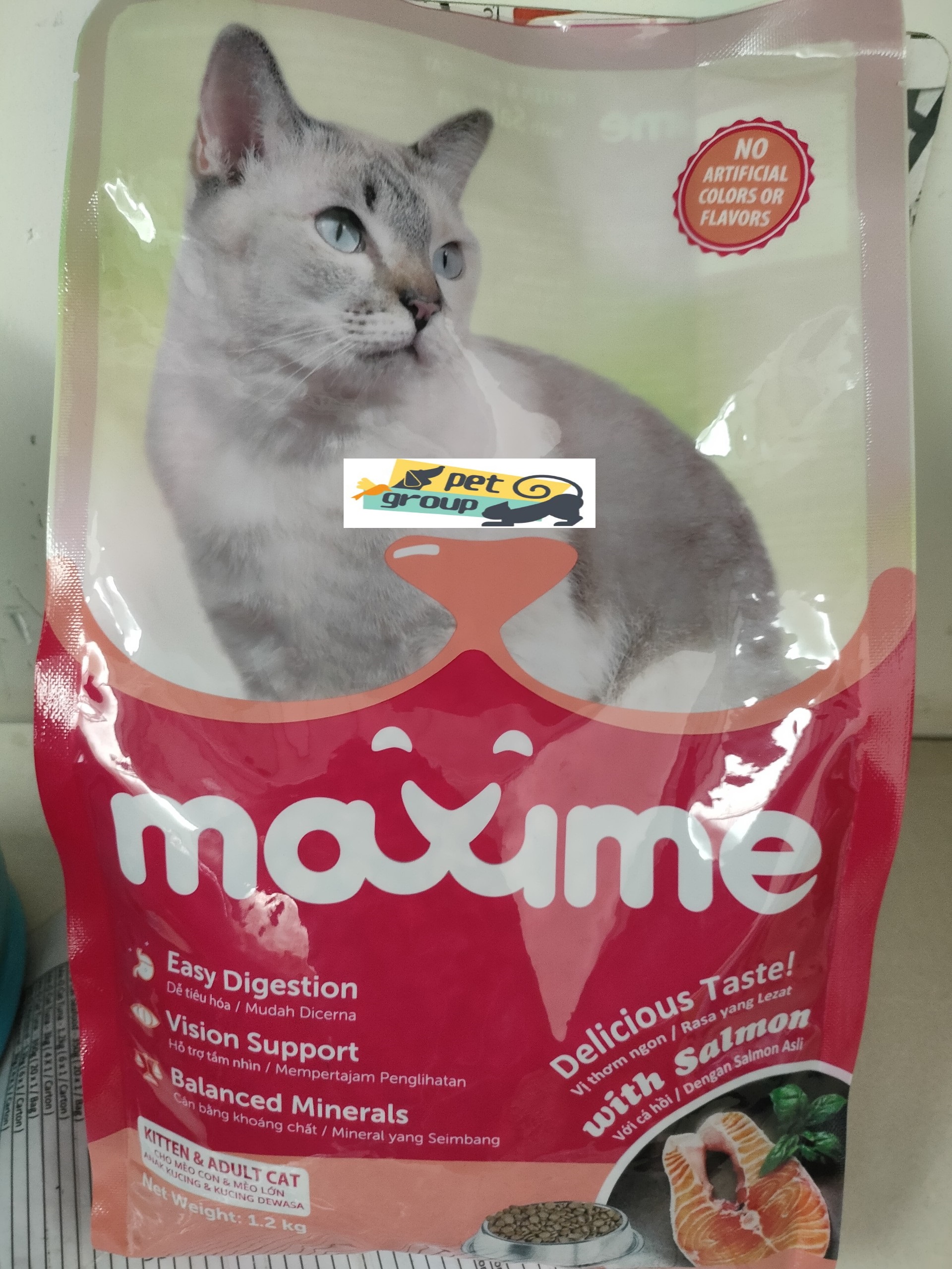 [COMBO 5 GÓI] THỨC ĂN HẠT CHO MÈO MỌI LỨA TUỔI VỊ CÁ NGỪ/CÁ HỒI - MAXIME (ngẫu nhiên)