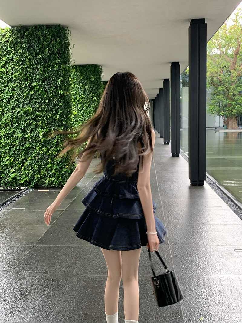 Sét Đầm Rin Phối Áo Tiểu Thư Siêu Xịn