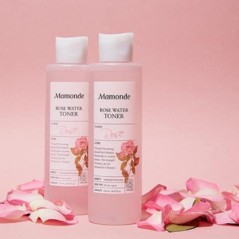 Nước hoa hồng Mamonde ngăn ngừa mụn, se khít lỗ chân lông nhập khẩu