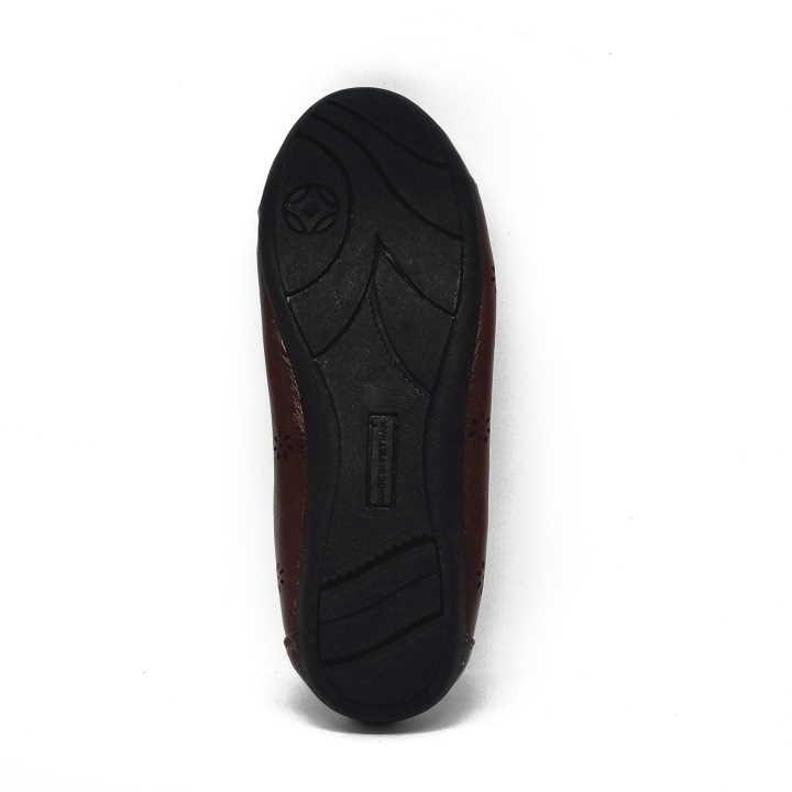 Giày nữ hoa văn da bò màu da, đen, nâu HK7950-51-52