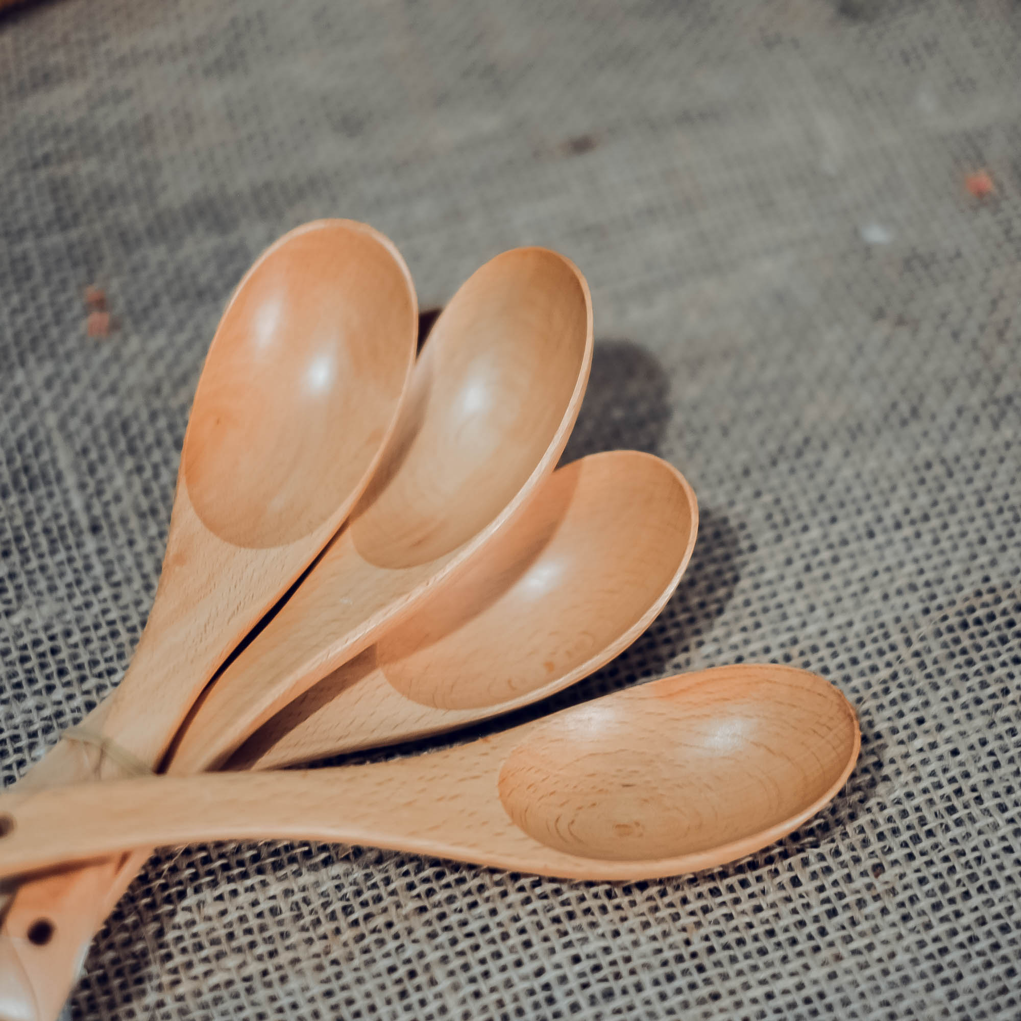 [HCM]Vá gỗ cơm/canh/súp - Vá gỗ beech - Wooden rice spoon