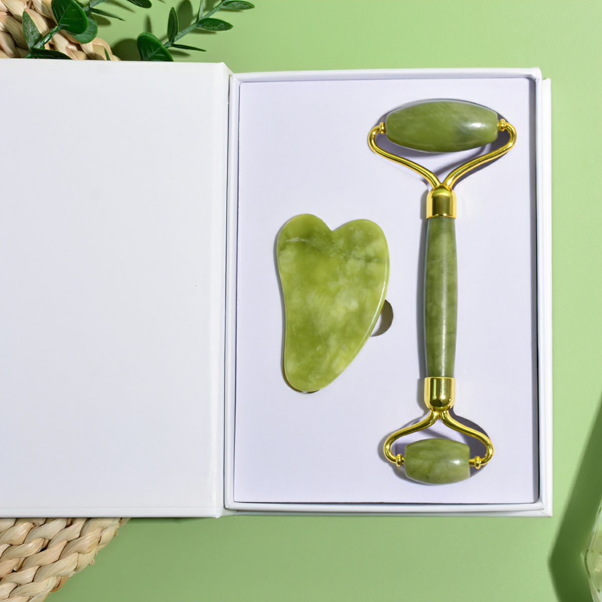 Đá Guasha massage mặt Cao Cấp - LAZYL