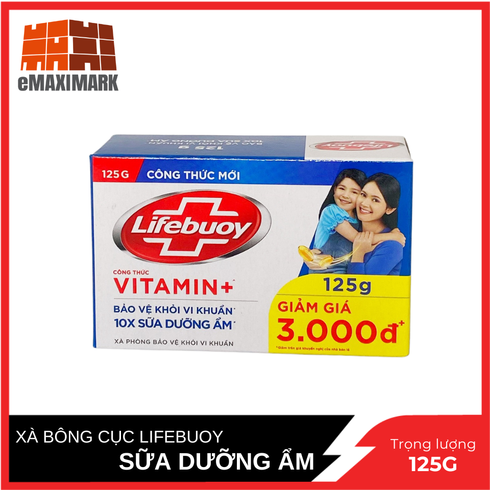 [HCM ship 2h] Xà Bông Cục Lifebuoy Chăm Sóc Da Với Tinh Chất Sữa