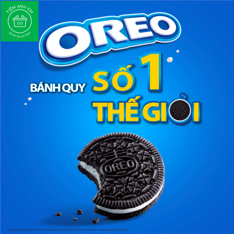 Bánh quy Oreo Mini kem socola gói 20.4g