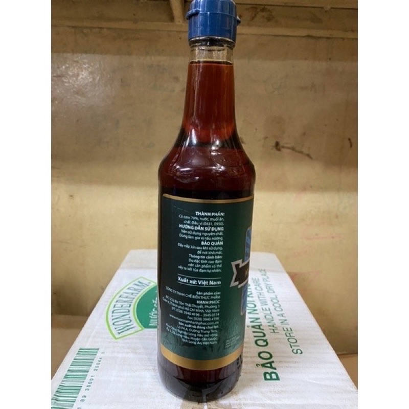NƯỚC MẮM HẠNH PHÚC 60 ĐỘ ĐẠM 500ml