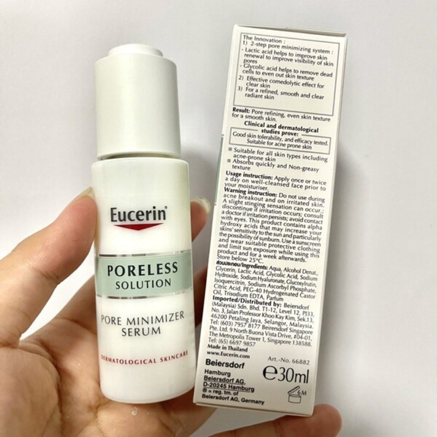Tinh Chất Thu Nhỏ Lỗ Chân Lông Eucerin Pore Minimizer SerumDa Nhờn Mụn30ml