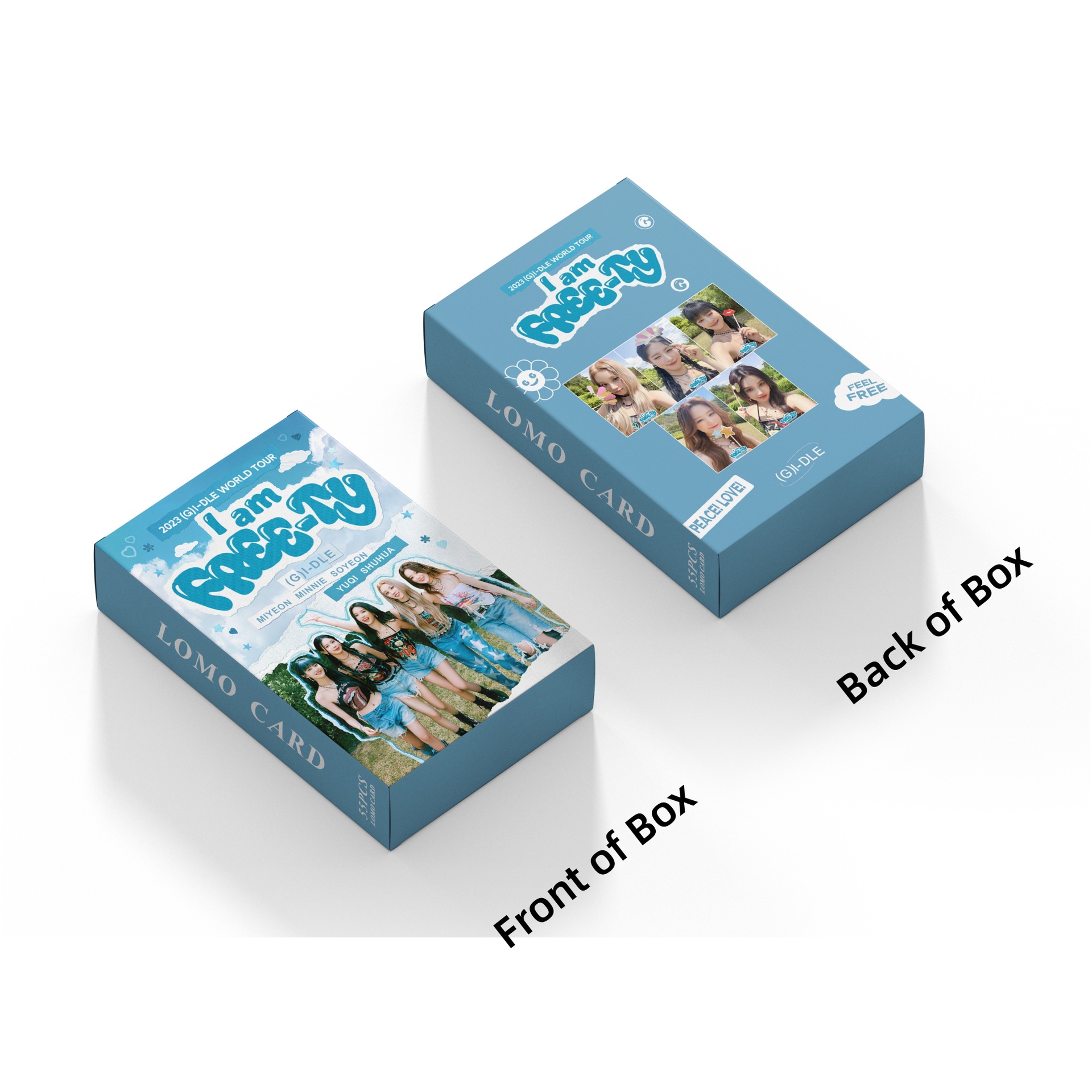Set 55 lomo card (G)-IDLE World Tour 2023