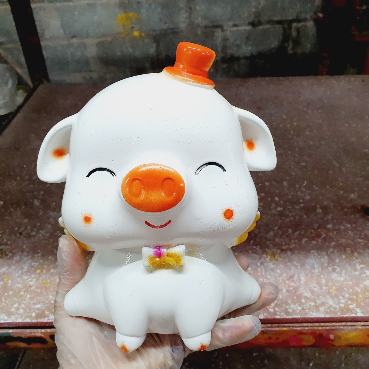 [Freeship Max] Heo đất đựng tiền hình heo thiên thần cánh [heodatyeuthuongonline]