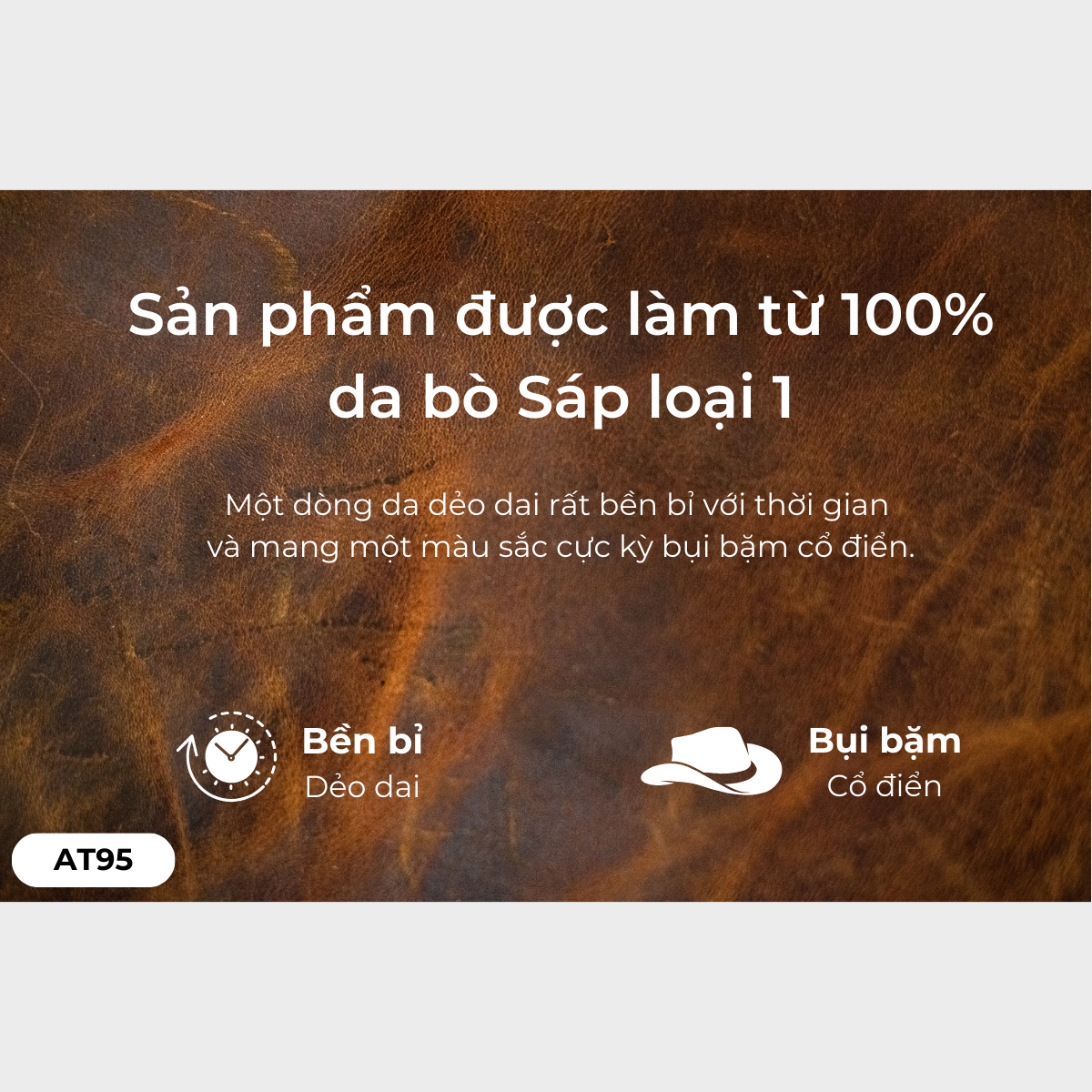 Ví Ngang Mini Nhỏ Gọn Vn04 Da Bò Thật