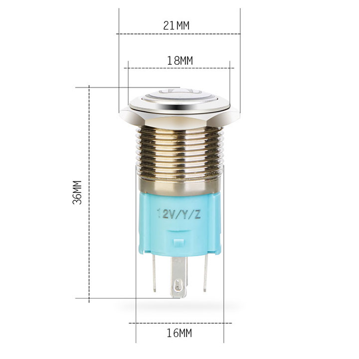 [HCM]Công Tắc Led Nhấn Giữ Kèm Giắc [ Monster ]