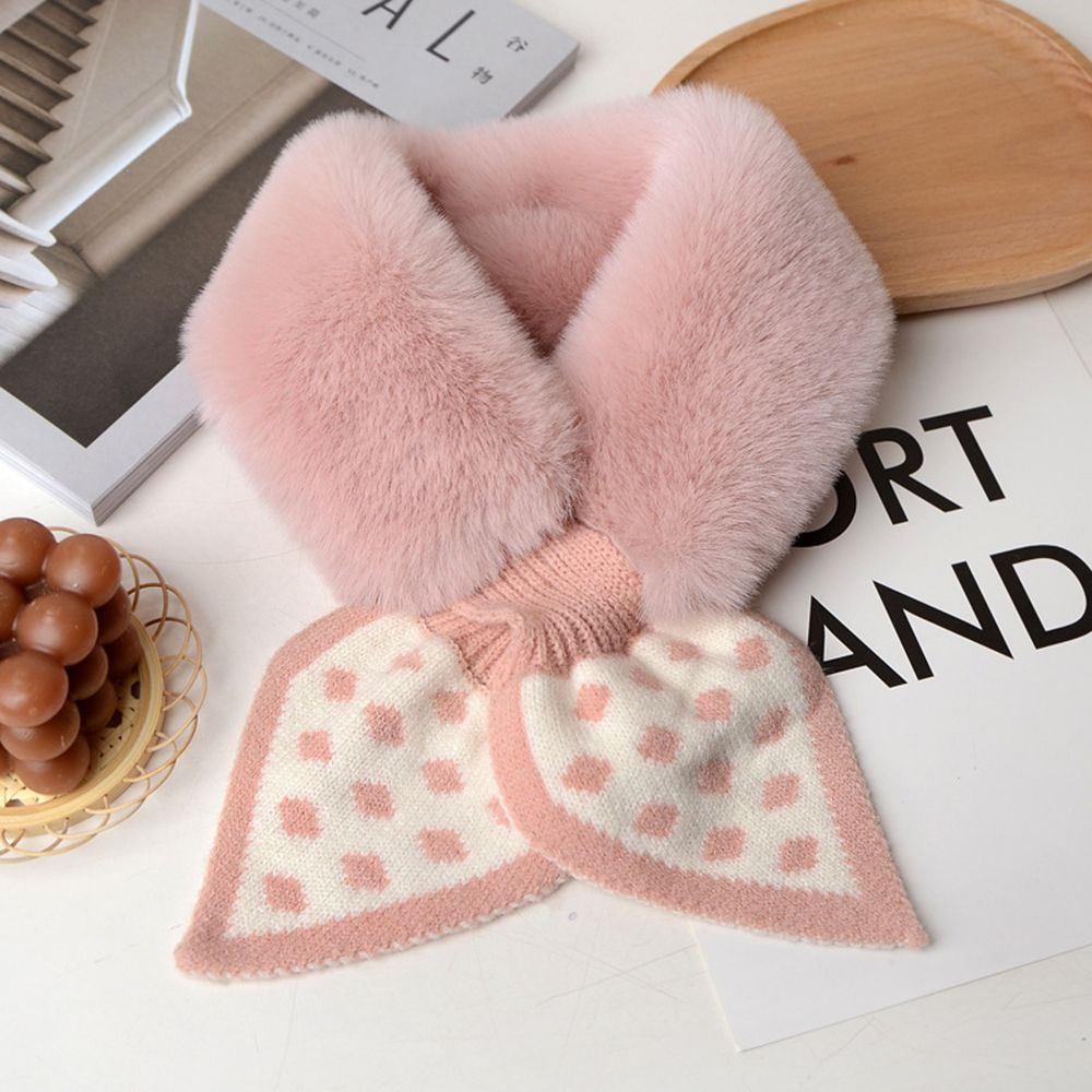 DOYOURS Phụ kiện nữ Khăn choàng Dày lên Chống gió Khăn quàng cổ sang trọng Khăn tay Khăn quàng chéo Yếm ấm