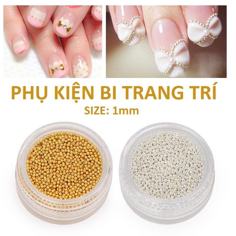 Hủ bi kim loại size nhỏ trang trí móng