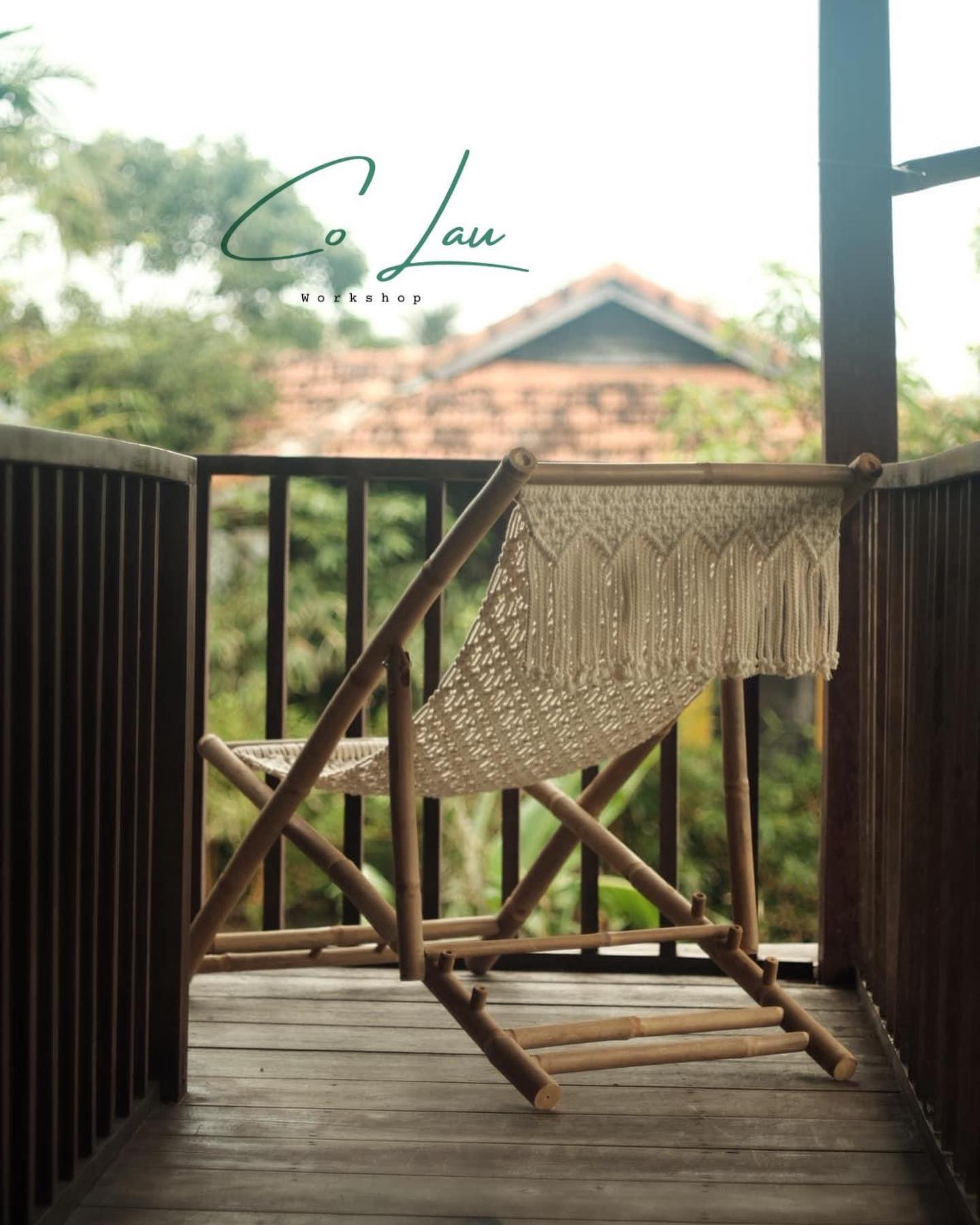 Khung ghế mây dùng đan ghế macrame