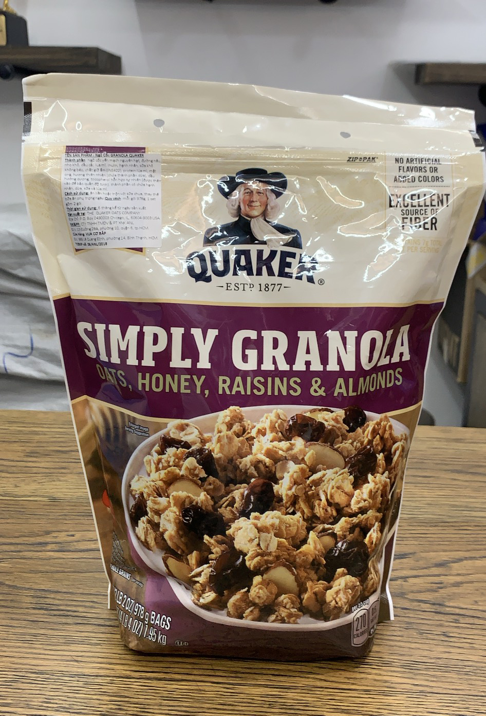 Yến Mạch Quaker Simply Granola 978gram