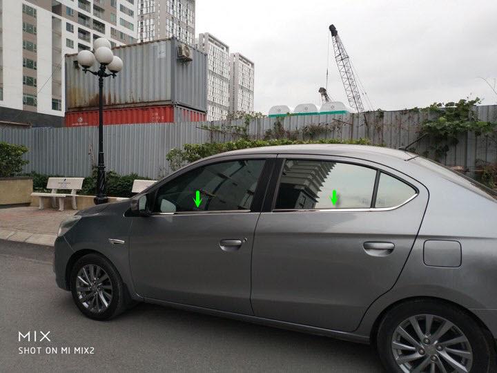 [Hỗ trợ lắp đặt tại HN] Nẹp chân kính theo xe Mitsubishi Attrage