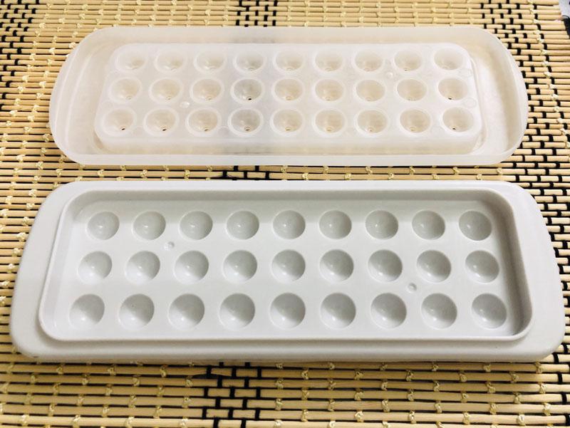 Combo 2 Bộ khuôn làm đá tròn viên nhỏ thạch hạt trân châu, chất liệu nhựa dẽo an toàn chịu được nhiệt độ cao sử dụng linh hoạt trong lò vi sóng, tủ lạnh, sản phẩm thân thiện