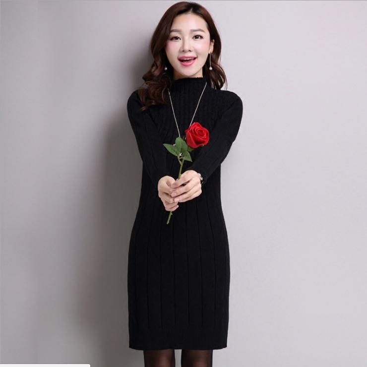 [HCM]Đầm len ôm Sang trọng Trang Nhã -DL6868