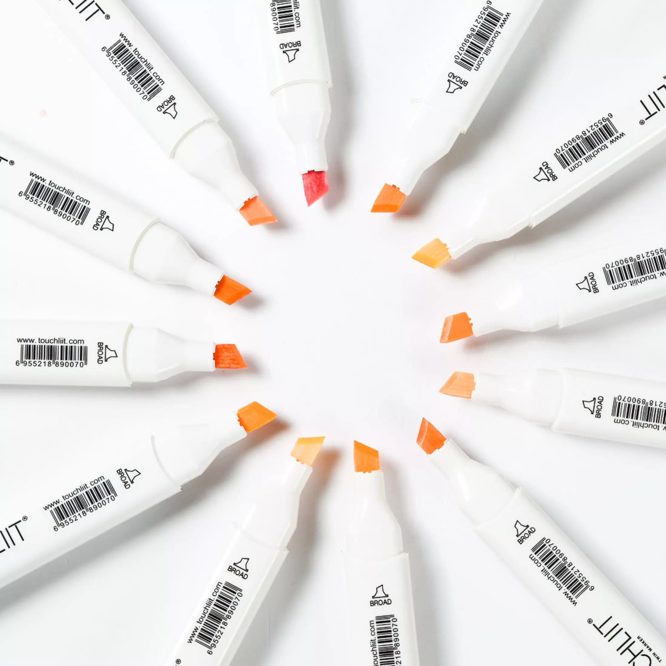 Bộ bút màu Marker Touchliit 6 - set 12/24  màu da