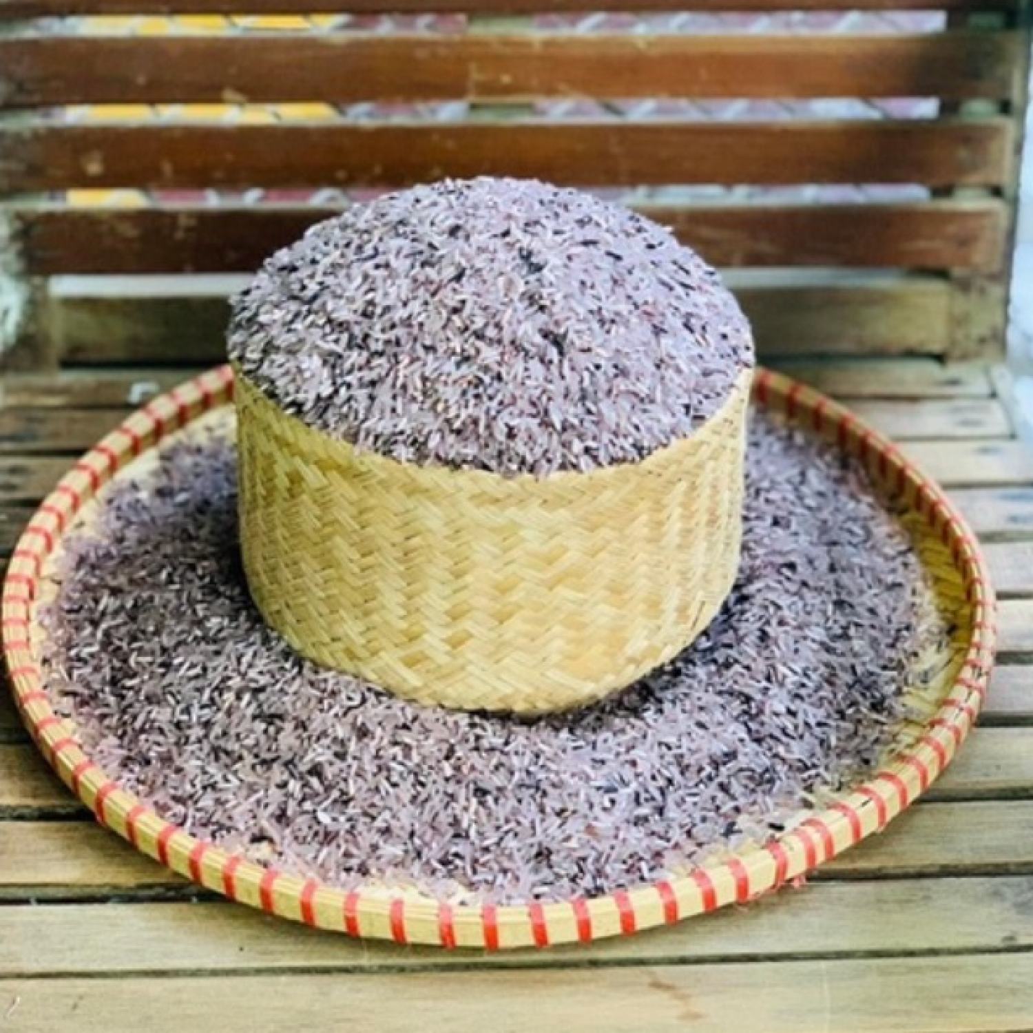 Gạo tẻ nương tím Điện Biên 1kg ( hàng lᴏại 1)