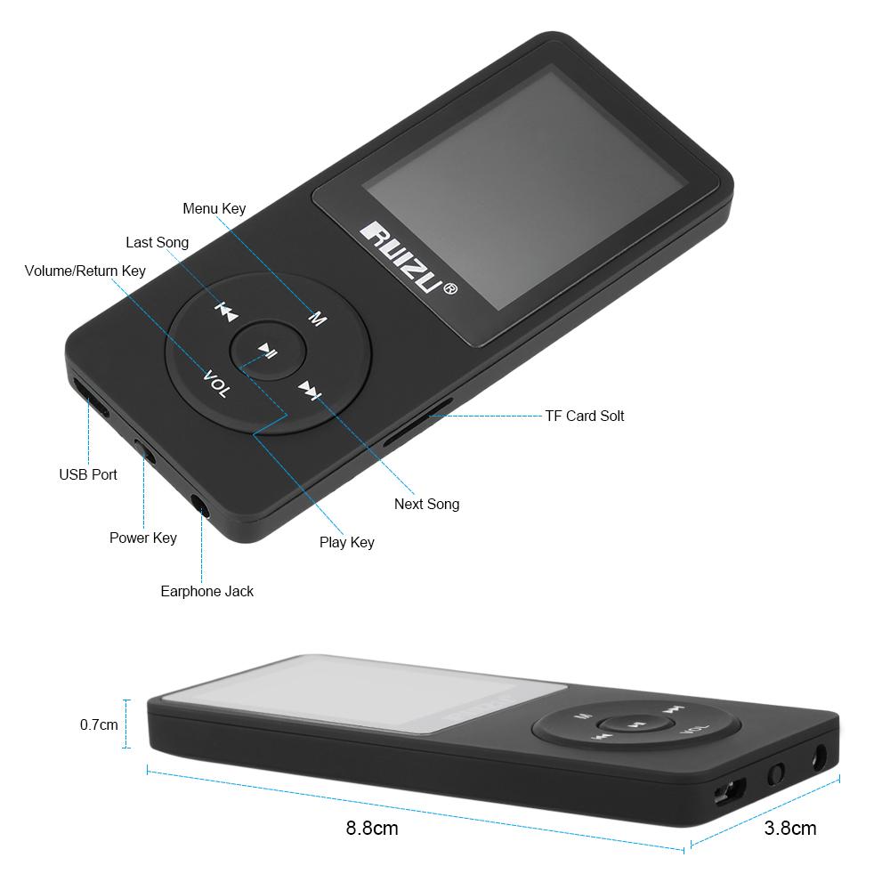 Máy Nghe Nhạc Hifi Mp3 Ruizu X02