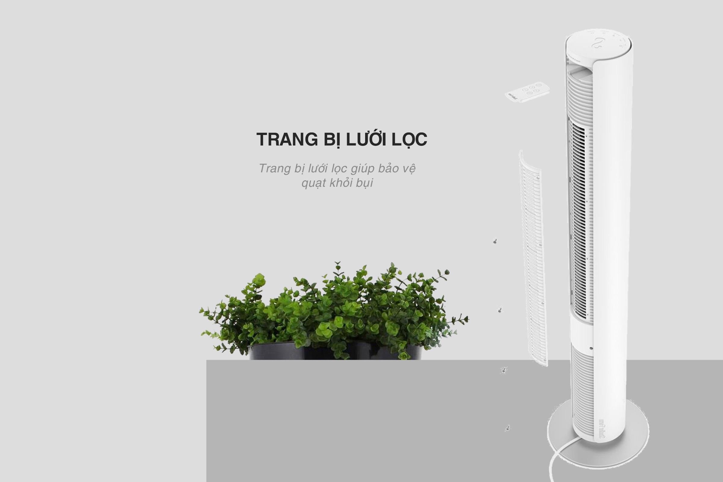 [Trả góp 0%]Quạt Tháp Stadler Form Peter - Đen
