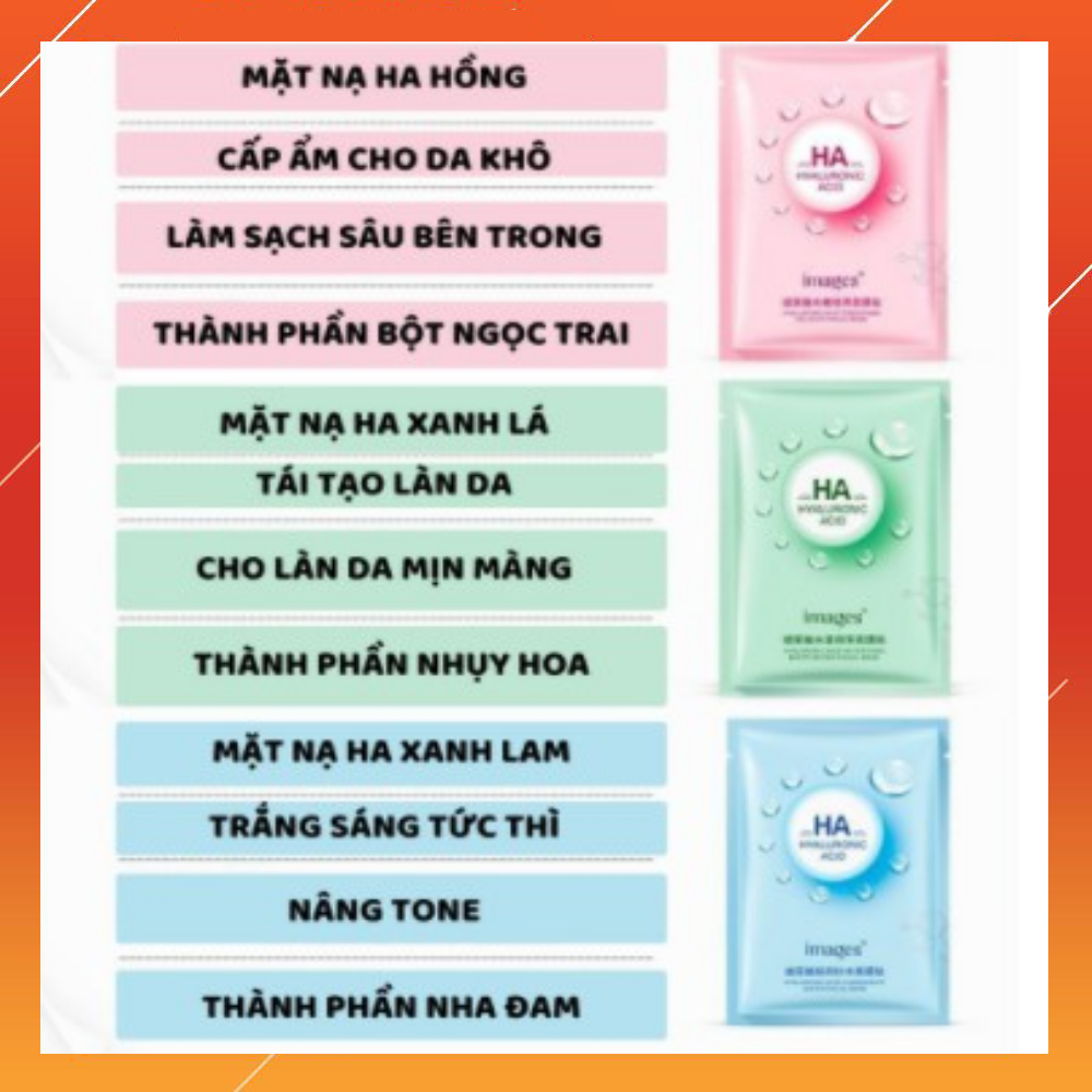 Mặt Nạ Dưỡng Ẩm Thải Độc HA Images