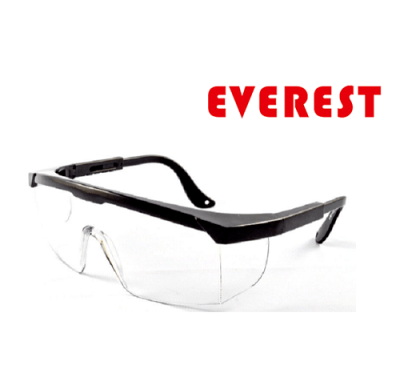 Giá bán Kính bảo hộ Everest EV105 kính chống tia UV, chống bụi, trầy xước, đọng sương. Mắt kính trong suốt, bảo vệ mắt lao động, đi xe máy