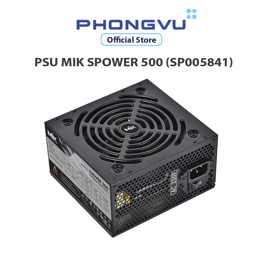 Nguồn/ Power MIK SPOWER 500 (SP005841) - Bảo hành 36 tháng