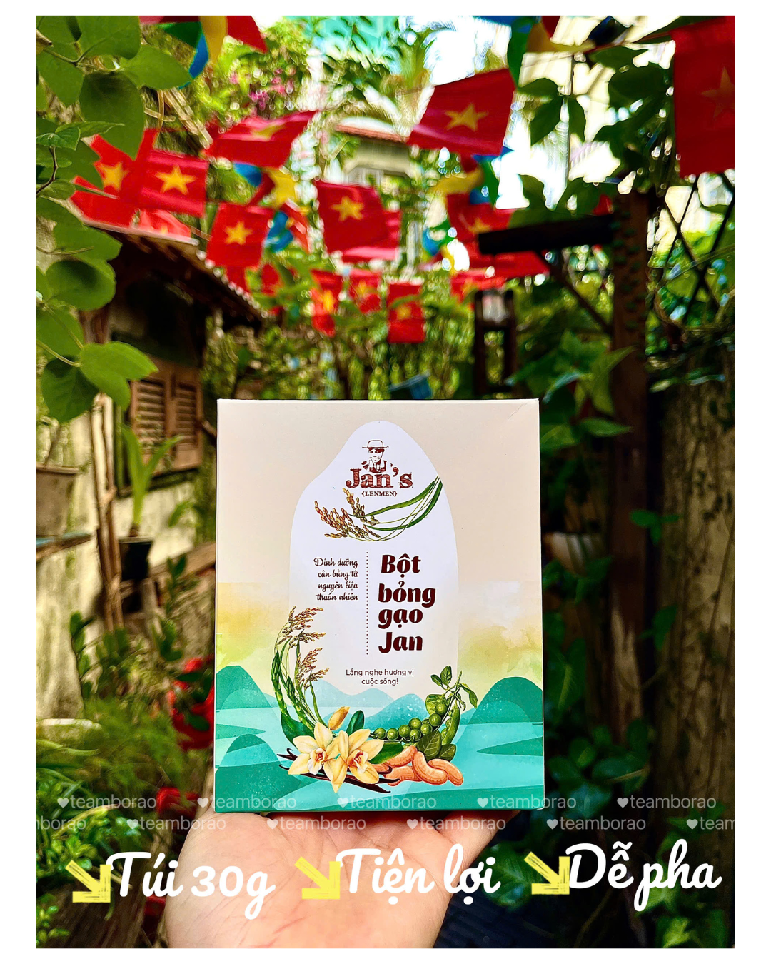 Sữa Bỏng Gạo Jan’s Túi 300gr Bữa sáng tiện lợi Bữa phụ đủ chất Thơm ngon, dễ tiêu, giàu dinh dưỡng Koshka Home