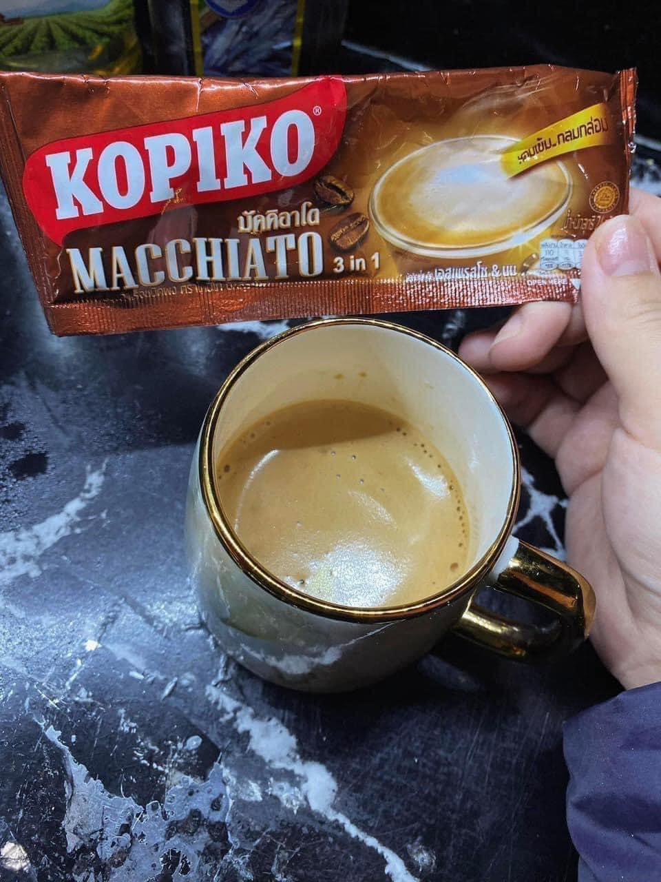 Cà phê sữa hòa tan kopiko thái lan bịch 20 gói