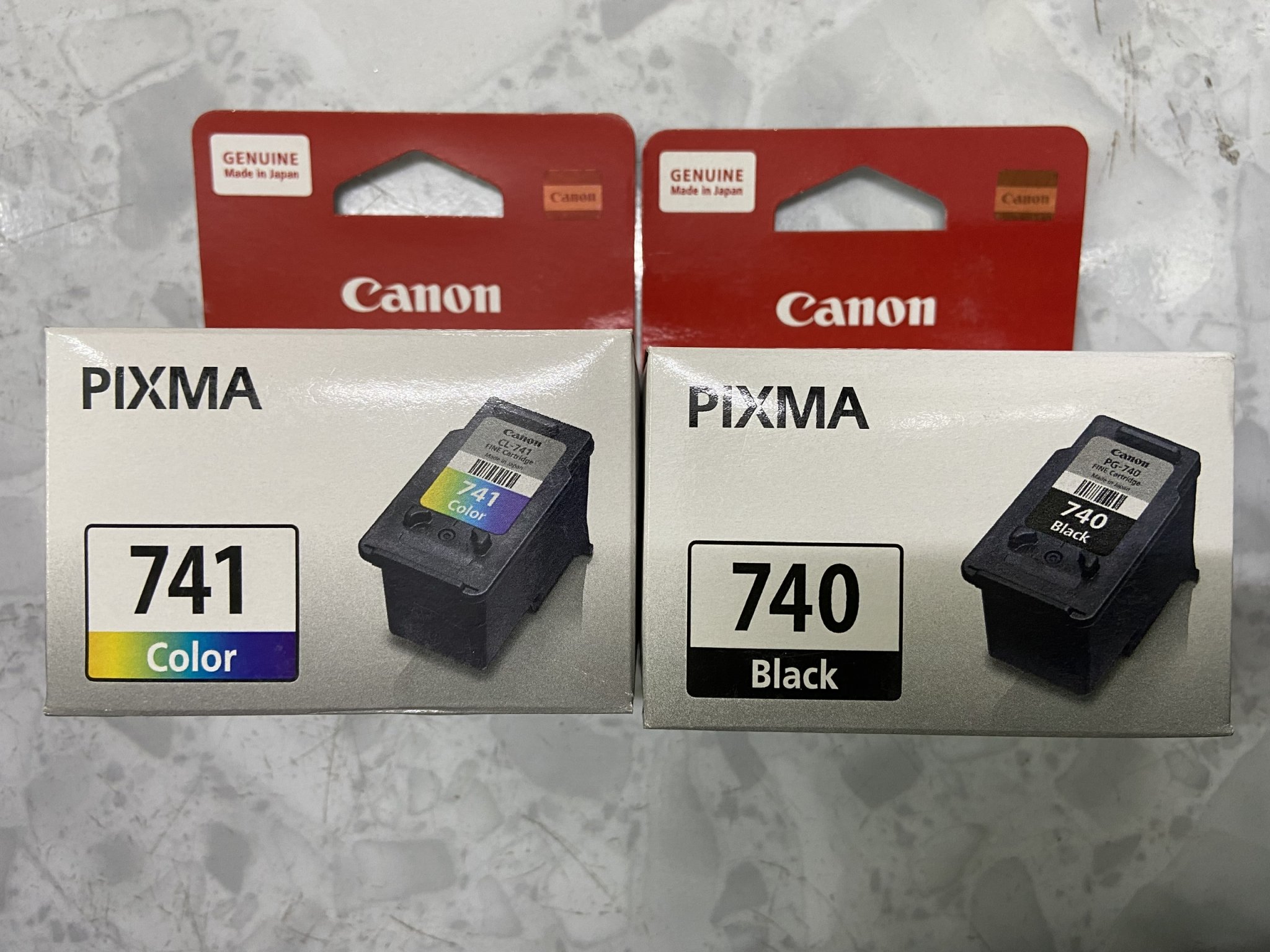 Mực in canon 740 đen và 741 màu - hàng chính hãng - dùng cho máy mg 2170 / 2270 / 3170 / 3570 / mx 377 / ts 5170