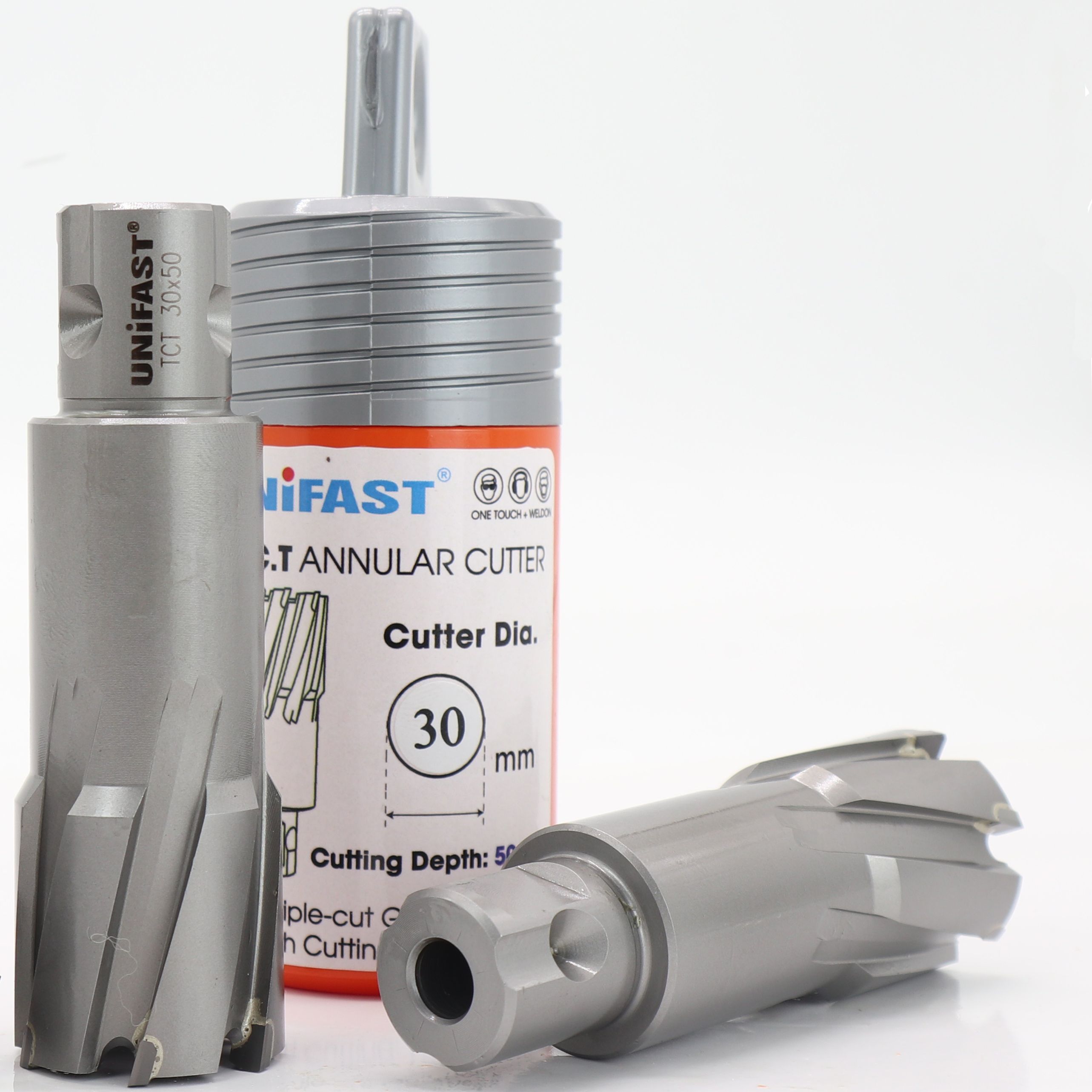 Unifast tct annular cutter hard alloy core 30mm tct 30x35 / tct 30x50