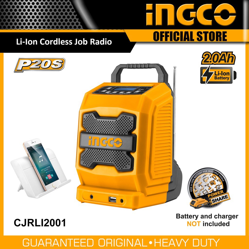 Radio (loa) công trường dùng pin Ingco CJRLI2001