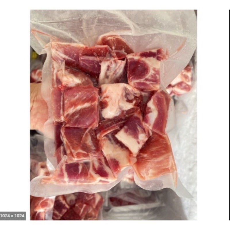 Xương sườn bò úc cắt sẵn khúc ngon 900gr  (giao tphcm)