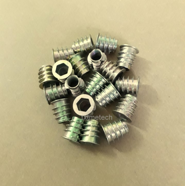 ỐC CẤY GỖ M8, TÁN CẤY 8LY (100 con)