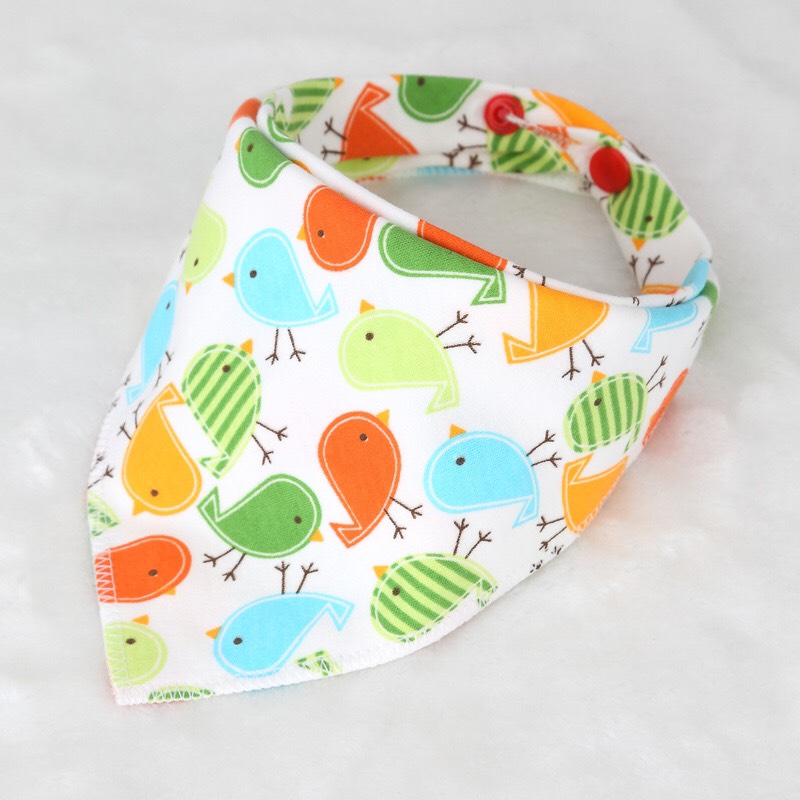 [Hoàn tiền 6%] Yếm bấm cotton cho bé Sơ Sinh