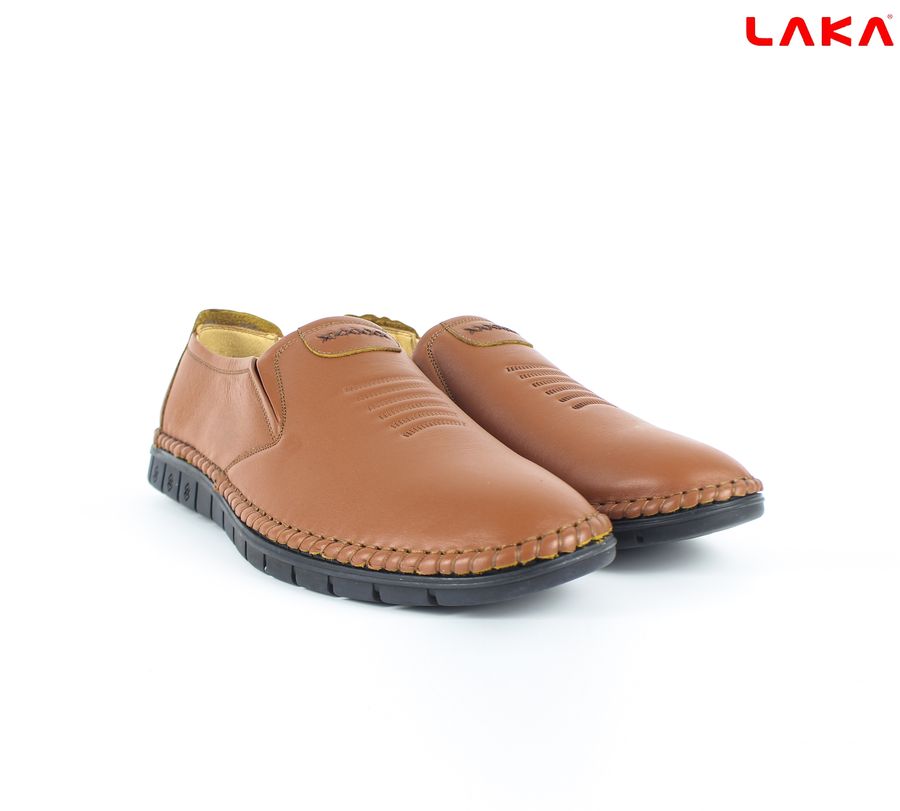 Giày lười nam da bò thật LAKA 111