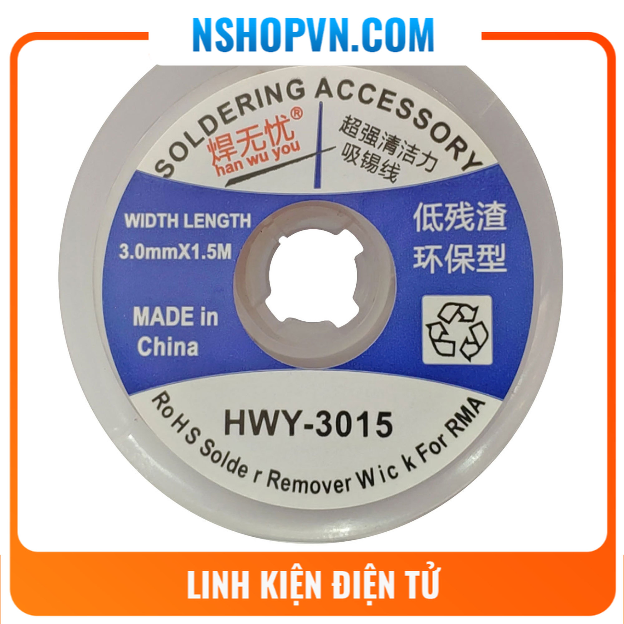 Dây hút thiếc 3mm
