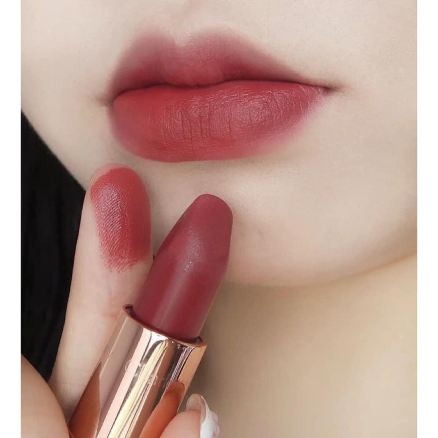 Son Charlotte tilbury 𝗪𝗮𝗹𝗸 𝗼𝗳 𝗻𝗼 𝘀𝗵𝗮𝗺𝗲 ( đỏ nâu ), son mini charlotte
