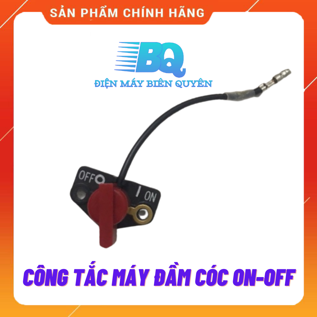 Công tắc tắt mở máy đầm cóc MIKASA.MT55- MT72 ( nut khoi động)