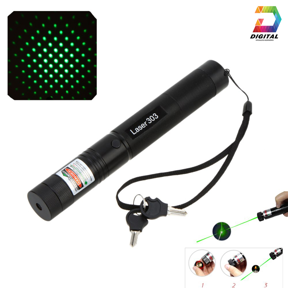 Đèn Pin Chiếu Tia Laser 303 Cao Cấp Chiếu Xa 1KM