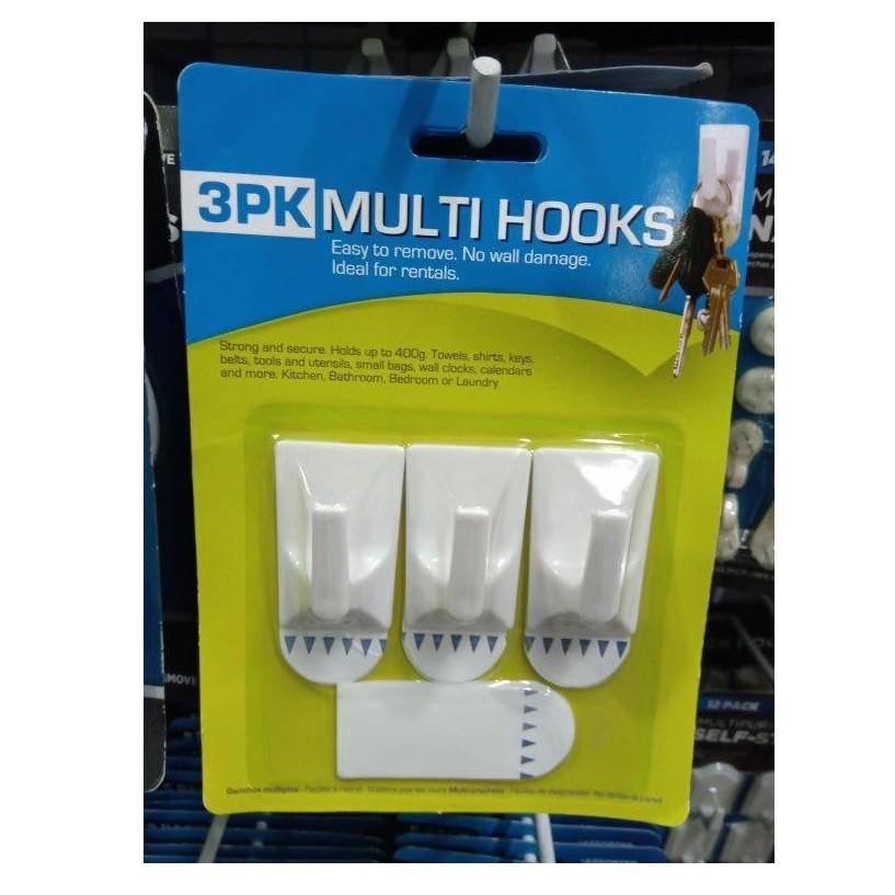 Bộ 2 vỉ móc dán tường Uncle-Bills HY0190(2)
